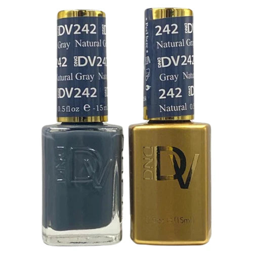 DND DIVA Gel & Lacquer Duo - DV #242 Nautical Gray