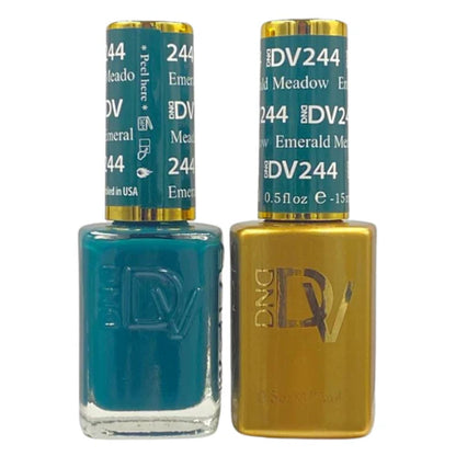 DND DIVA Gel & Lacquer Duo - DV #244 Emerald Meadow