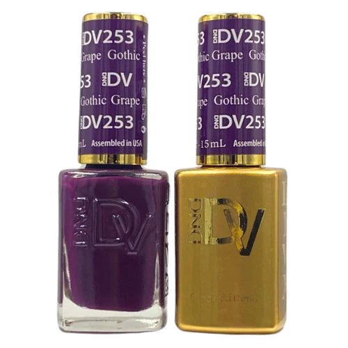 DND DIVA Gel & Lacquer Duo - DV #253 Gothic Grape