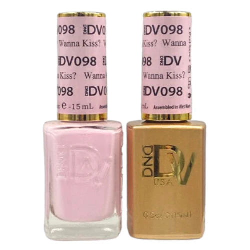 DND DIVA Gel & Lacquer Duo - DV #098 Wanna Kiss?