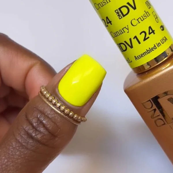 DND DIVA Gel & Lacquer Duo - DV #124 Canary Crush