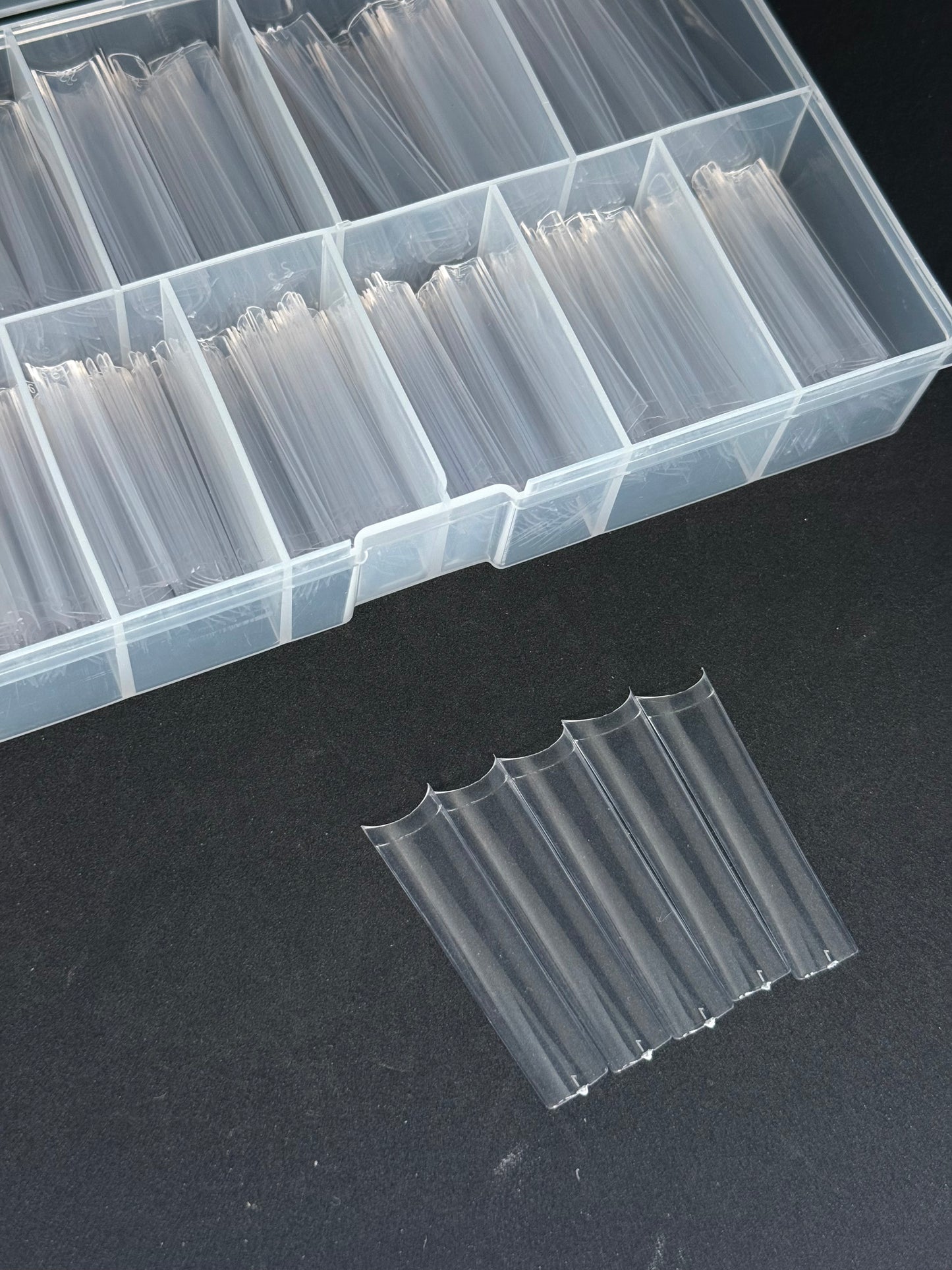 3XL - LONG SQUARE NAILS Tips No C Curve - 1 Box(480pcs)