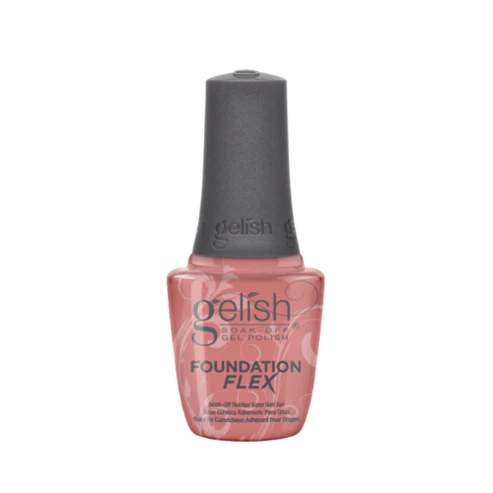 GELISH |FOUNDATION FLEX SOAK-OFF RUBBER BASE NAIL GEL - COVER BEIGE- 0.5oz