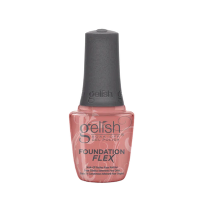 GELISH |FOUNDATION FLEX SOAK-OFF RUBBER BASE NAIL GEL - COVER BEIGE- 0.5oz