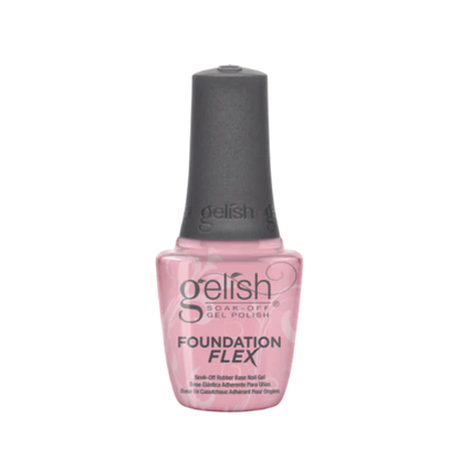 GELISH | FOUNDATION FLEX SOAK-OFF RUBBER BASE NAIL GEL- LIGHT NUDE- 0.5oz