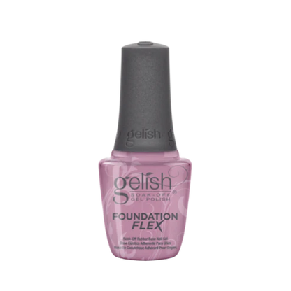 GELISH | FOUNDATION FLEX SOAK-OFF RUBBER BASE NAIL GEL- LIGHT PINK - 0.5oz