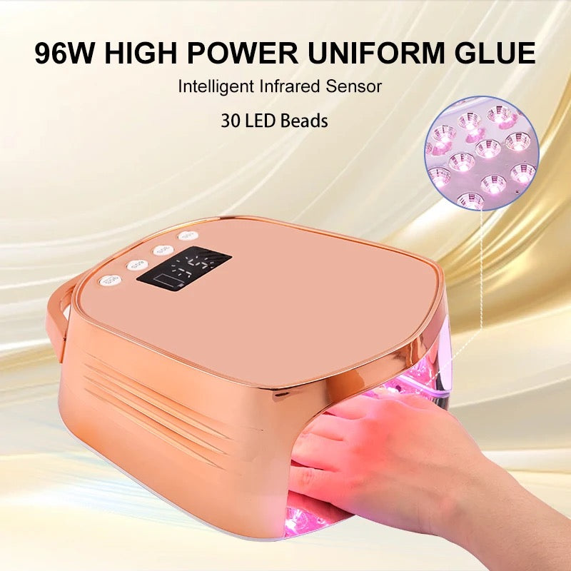 96W HIGH POWER rechargeable UV/ LED LAMP - Cordless - P3