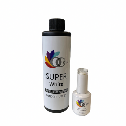 Super White Gel Polish OC - 250ml & Free 1 Bottle 15ml