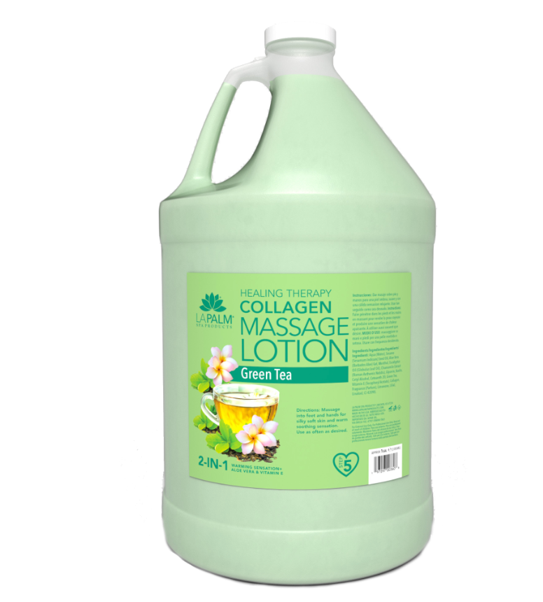 LA PALM - Green Tea Healing Therapy Massage Lotion 1 GALLON