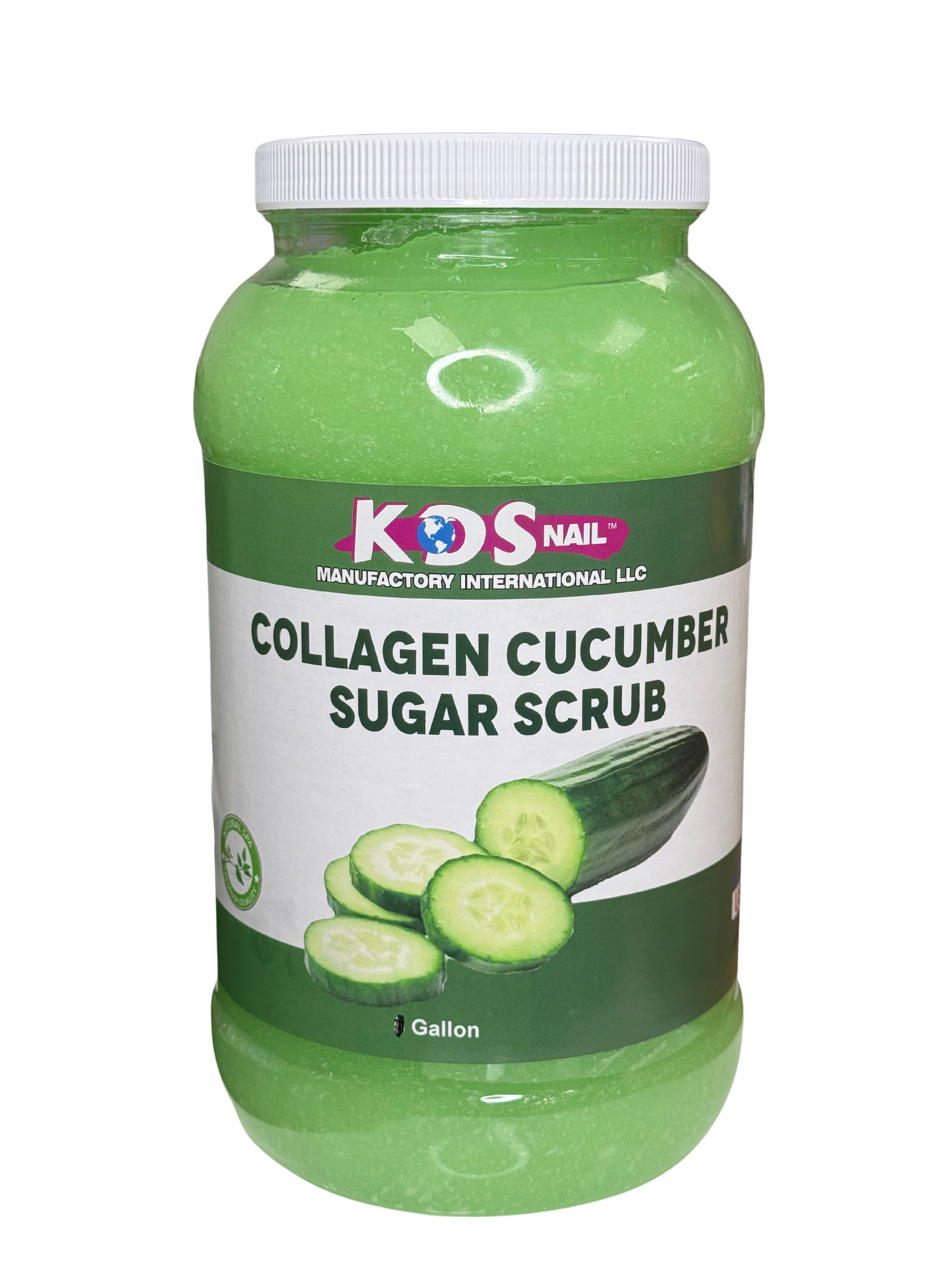 KDS | Collagen Cucumber Sugar Scrub - 1 Gallon