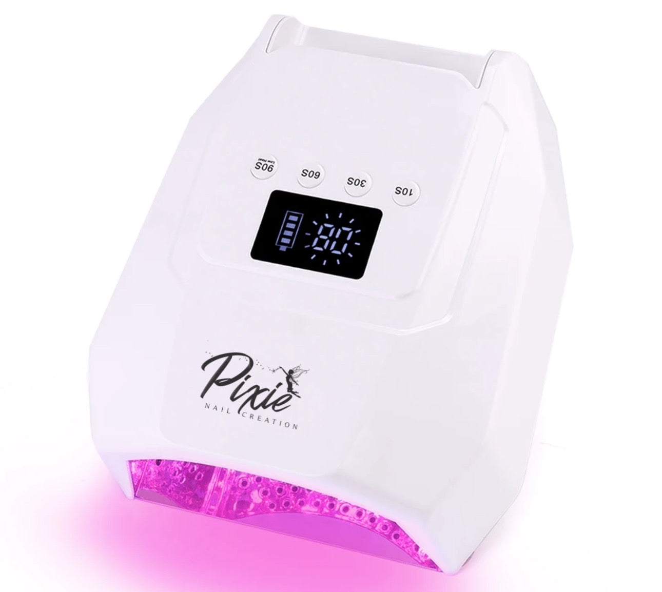 Pixie 96W Cordless Pro Cure LEd NAIL Lamp - large curing space