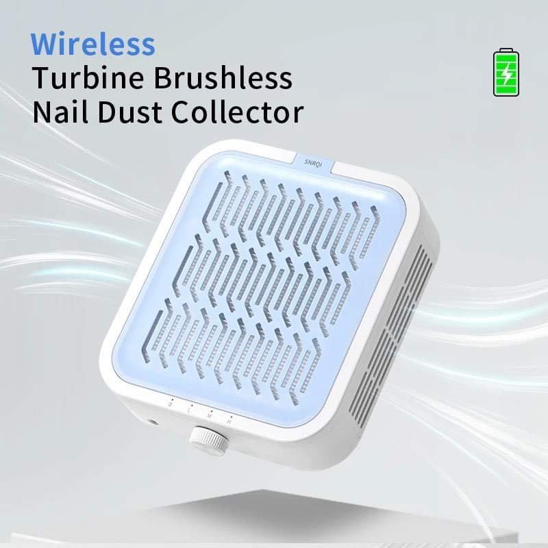 SNRQI Turbine Brushless Nail Dust Collector (120W) - Rechargeable