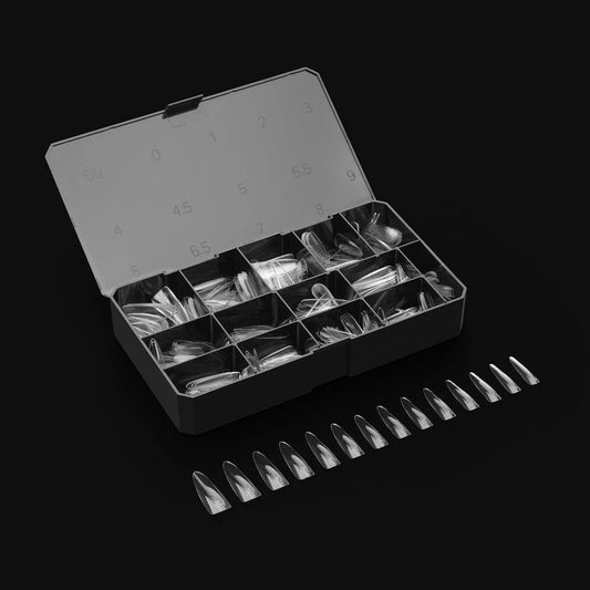 Aprés | GEL-X® SCULPTED ALMOND BOX OF TIPS ( 3 sizes )