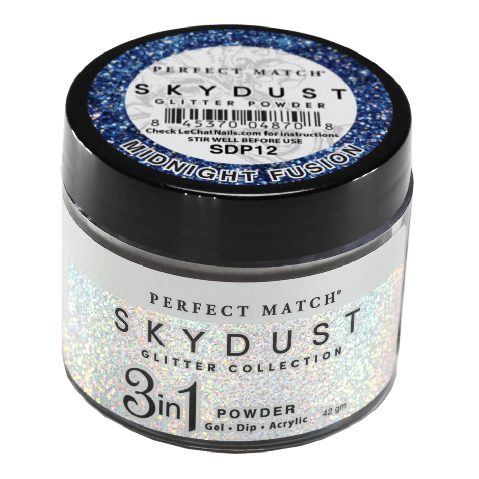 Lechat - SkyDust Glitter Powder - SDP12 Midnight Fusion 1.5 oz