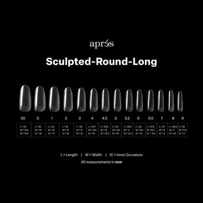 Aprés | GEL-X® SCULPTED ROUND BOX OF TIPS