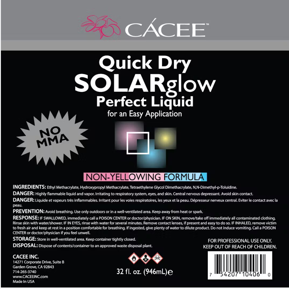 Cacee's Solar Quick Dry Monomer