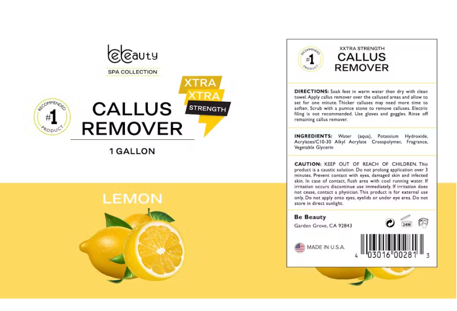 1 Minute Extra Extra Strength Callus Remover Lemon (1 Gallon)