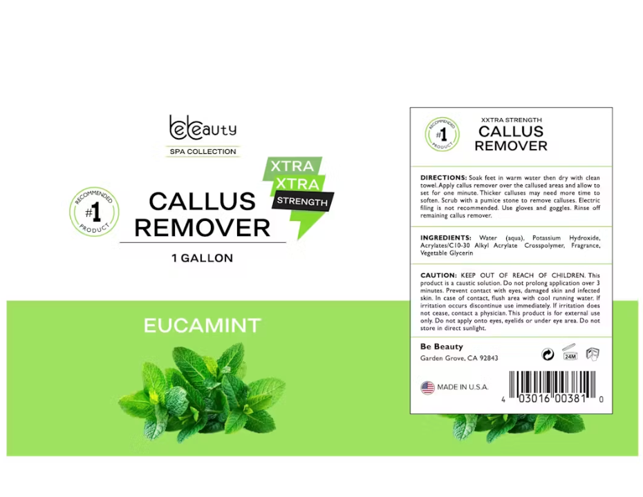 1 Minute Extra Extra Strength Callus Remover Eucamint (1 Gallon)