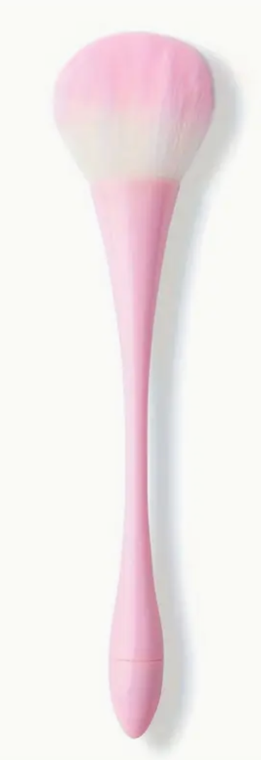 Small Nail Dusting Brush - Long Handle