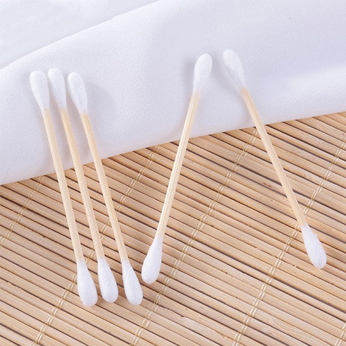 Wooden Cotton Tips (Q-tips / Cotton Buds)- 2400 Buds/pk