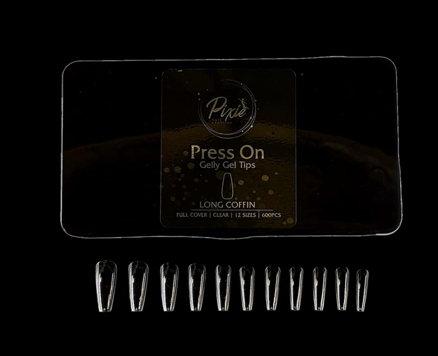 PIXIE | Press On Jelly Gel Extension Kit (Coffin)