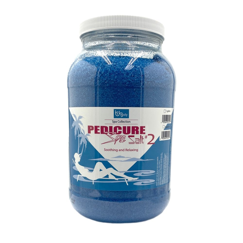 Pedicure Spa Salt #2 Blue Eucalyptus Peppermint (small Salt)- 1 Gallon| Be Beauty