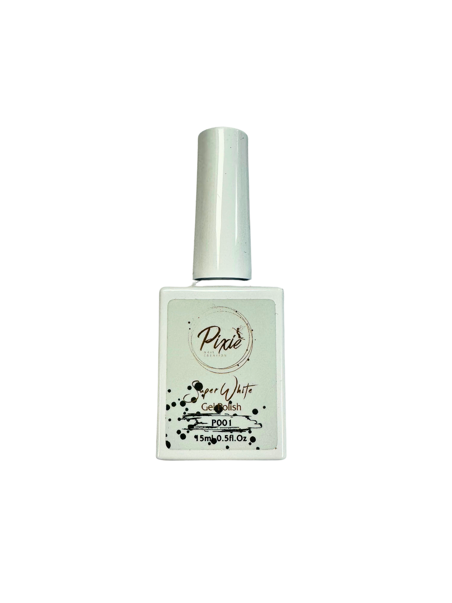 Super White Pixie Gel Polish - P001 (15ml)