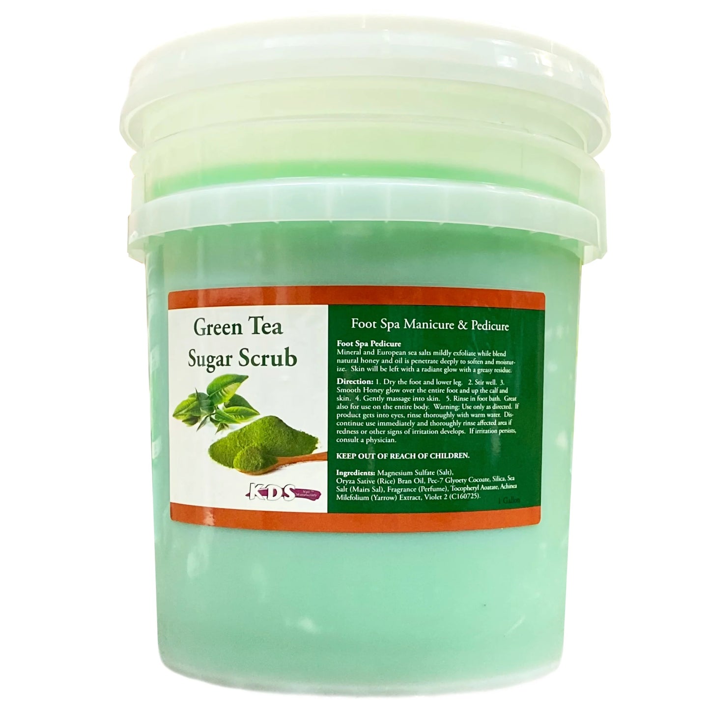 KDS | Collagen Green Tea Sugar Scrub - 5 Gallon